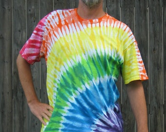 Rainbow Tie-dye Tee Shirt
