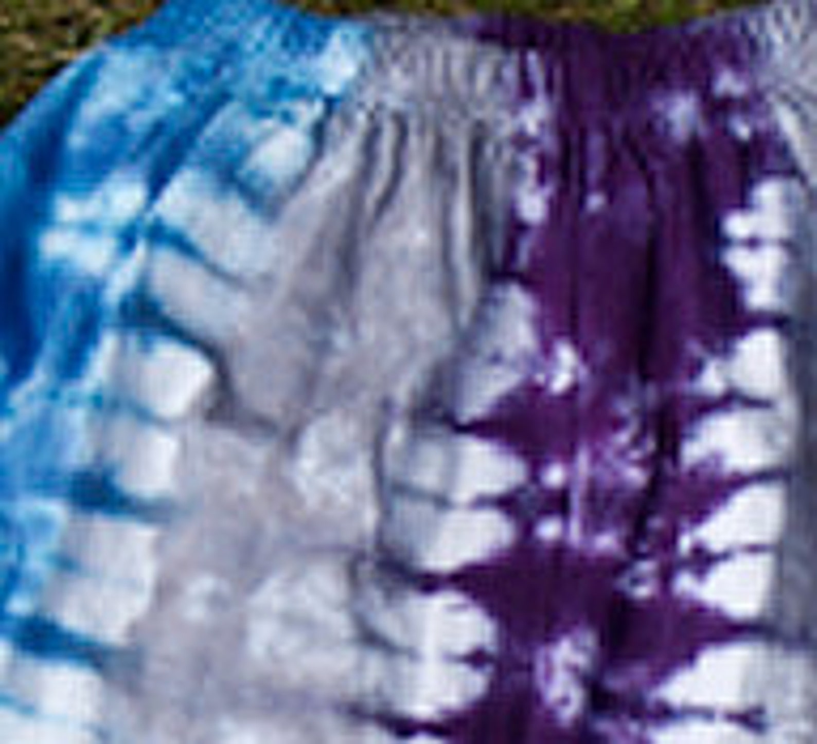 Tie Dye Purple Men's Shorts
