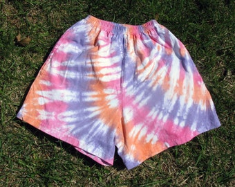 Summer Sherbert Tie-Dye Shorts for Men or Women