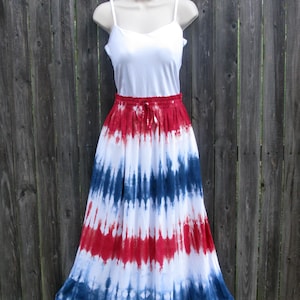 fitted lace wedding dress Red, White, & Blue Tie Dye Spiral Tee – Ragstock main image 1