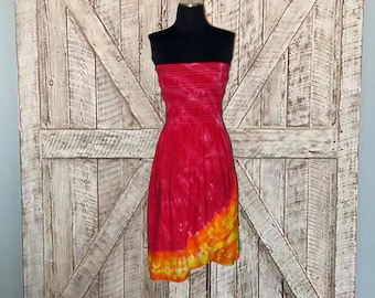 Fire and Flame Ruffled Skirt or Dress
