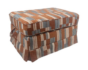 Ektorp Footstool Cover for IKEA, Made to Measure Replacement Cover, Washable Velvet and Corduroy, Pet and Kid Friendly
