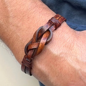 Celtic Infinity Knot Mens Leather Bracelet Men, Celtic Infinity bracelet mens,Infinity Knot Bracelet,Mens Infinity Bracelet men, Celtic knot