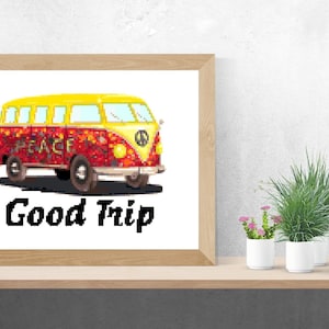 Cross stitch pattern PDF instant download , cross stitch pattern, trip,