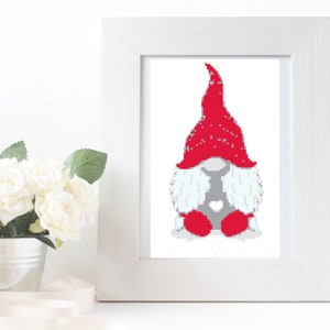 Christmas cross stitch pattern, goblin cross stitch pattern, pdf cross stitch pattern, cross stitch pattern, embroidery tutorial