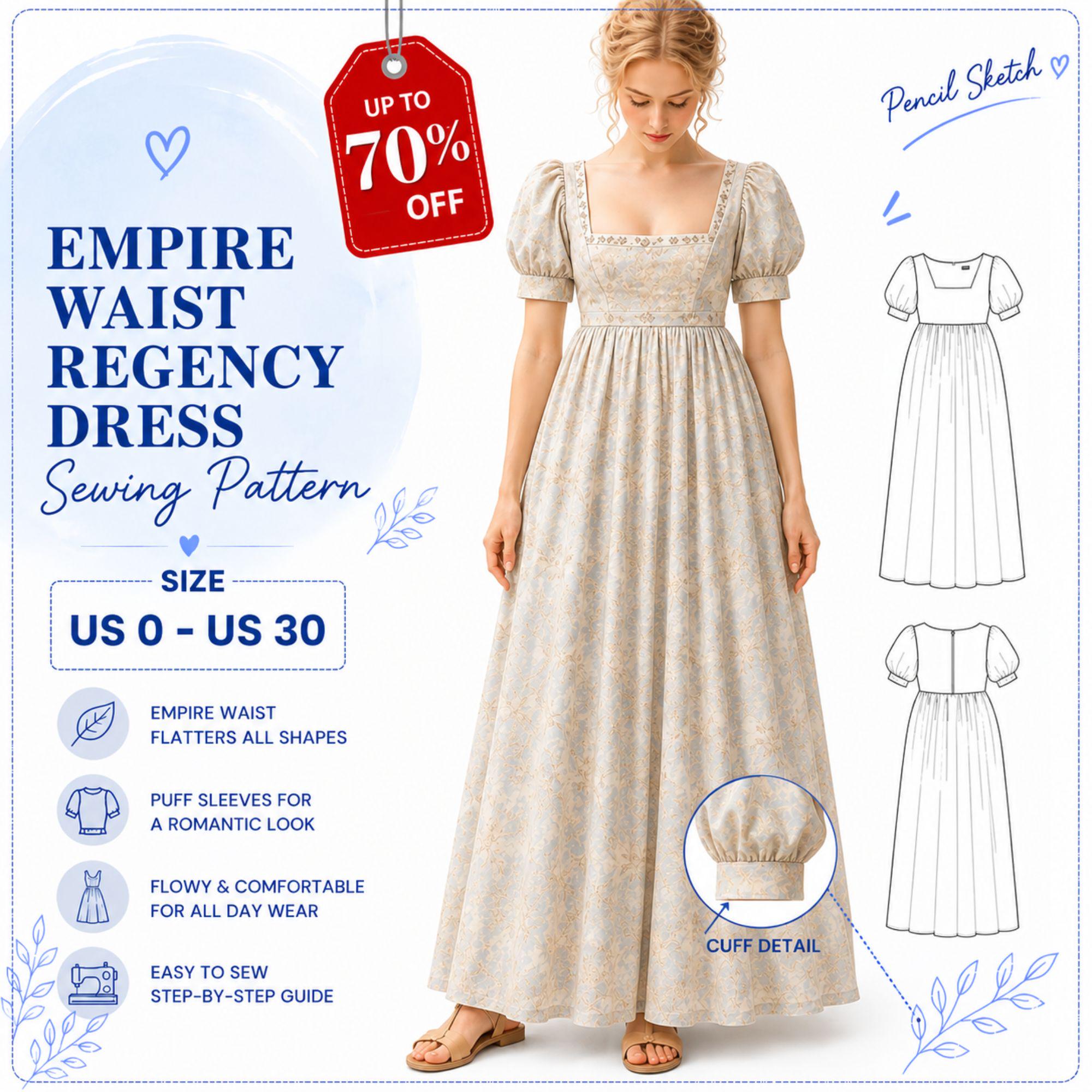Vintage Empire Dress