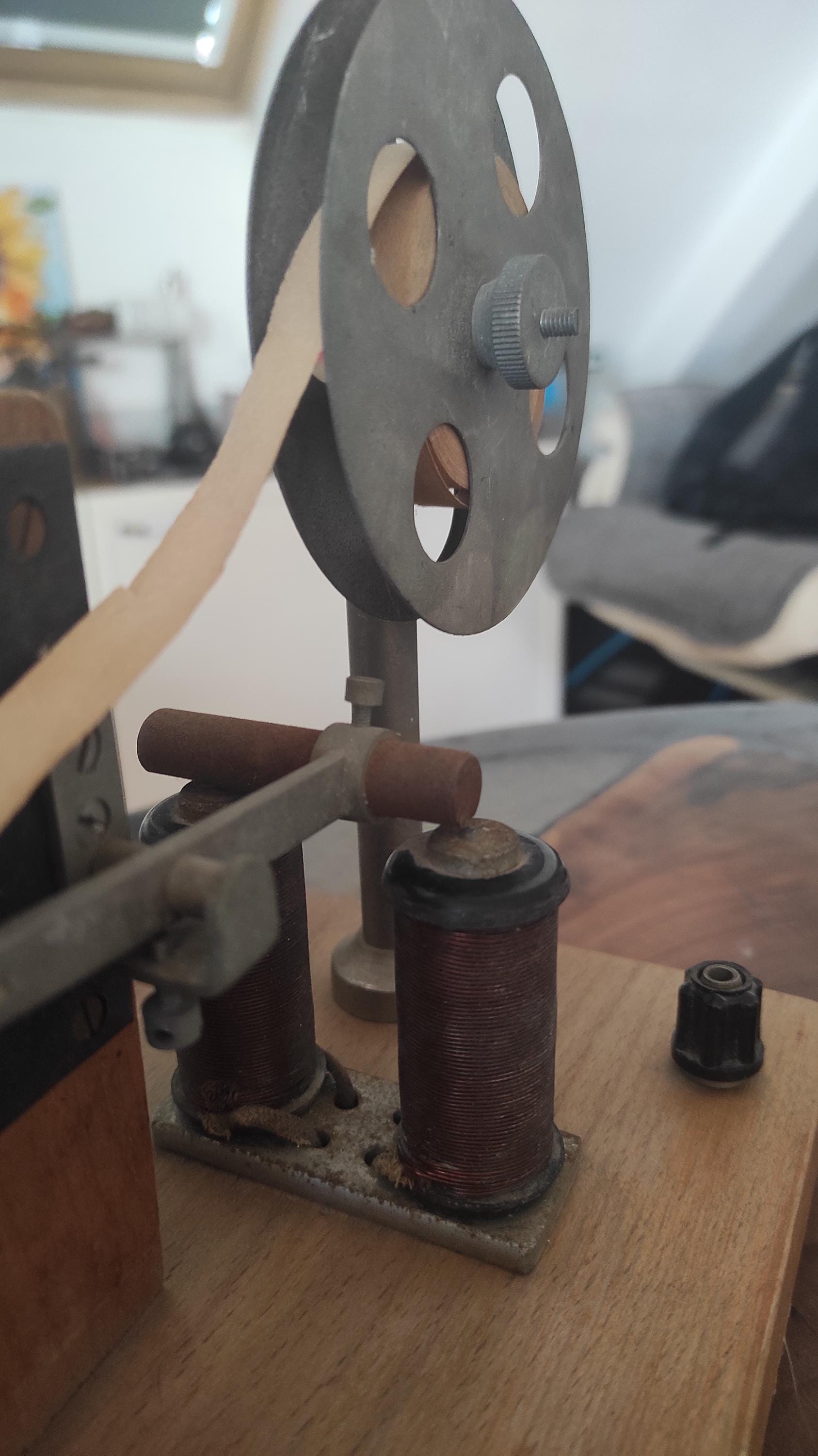 Vintage Morse Code Machine, Physics Device Electricity and Magnetism ...