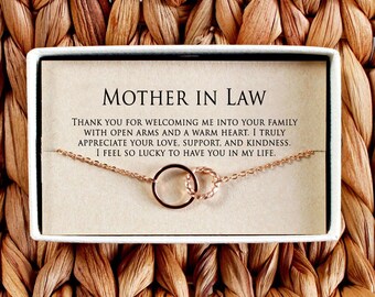 Mother in Law gift from Bride, Mother in Law Necklace, Mother in Law wedding gift, Mother in Law birthday gift