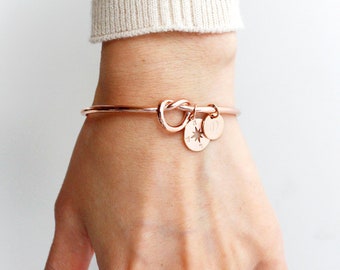 Compass Bangle Bracelet Compass Bracelet Bronze Compass Charm Bracelet Compass Jewelry Patina Pendant Bracelet Personalized Initial Bracelet