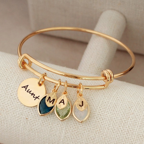 Aunt bracelet, Personalized Aunt Gift, Auntie Bracelet, Auntie Gifts, Auntie Mothers Day Gift for Aunt, Gift for Auntie