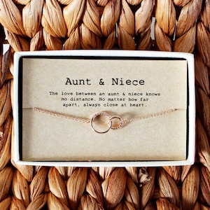 Collar de tía sobrina, regalo de tía sobrina, joyas de tía sobrina, citas de tía sobrina, collar de tía, collar de tía sobrina • 01-Ne-Tía y sobrina