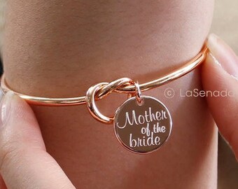Mother of the bride Bracelet • Mother of the groom Bracelet • Bridesmaid Gift • Name Bracelet • Maid of honor Bracelet • LC-M