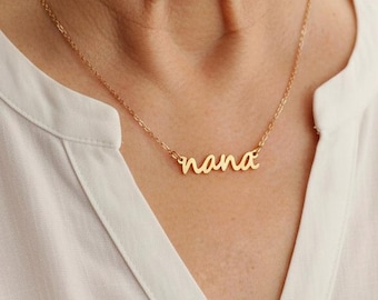 nana necklace • Birthstone Necklace for grandma • Mother's Day Gift for grandma • nana birthstone necklace • nana