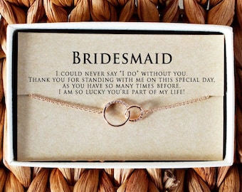 Bridesmaid Necklace, Bridesmaid Gift, Bridesmaid Jewelry Gift,  Crystal Necklace • 01-Ne-Bridesmaid