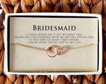 Bridesmaid Bracelet, Bridesmaid Gift, Bridesmaid Jewelry Gift,  Crystal Bracelet • 01-Br-Bridesmaid