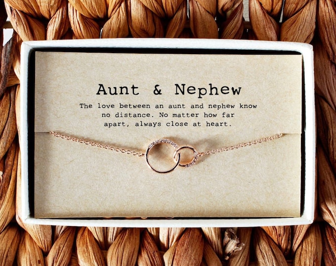 Aunt Niece Bracelet Aunt Niece Gift Aunt Niece Jewelry Aunt | Etsy