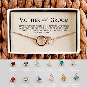 Mother of the Groom gift from Bride, Mother of the Groom bracelet, Mother in Law wedding gift, Thank you for raising the man of my dreams