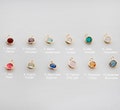 6mm birthstone charm product logo