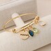 mama bracelet, Personalized Mothers Gift,mama coin, Birthstone Bangle, Mom's Birthstone Bracelet, Birthstone Bracelet for mom gift, mama 