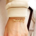 Nana bracelet • Birthstone bracelet for Nana • Mother's Day Gift for grandma • grandma bracelet • Nana gift • grandma jewelry product logo