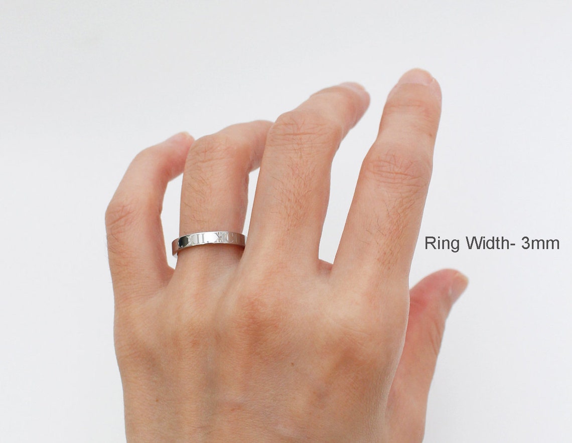 Graduation Gift Stackable Rings Name Ring Personalized | Etsy