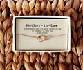 Mother in Law Bracelet, Mom in Law Gift for Mothers day, Gift from Daugther in Law, Wedding gift • 01-Br-Mother in Law product logo