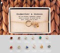 Godmother and Godson Bracelet • Godmother Birthstone Bracelet • Godson Mothers day Gift • 04-Br-Godmother & Godson product logo