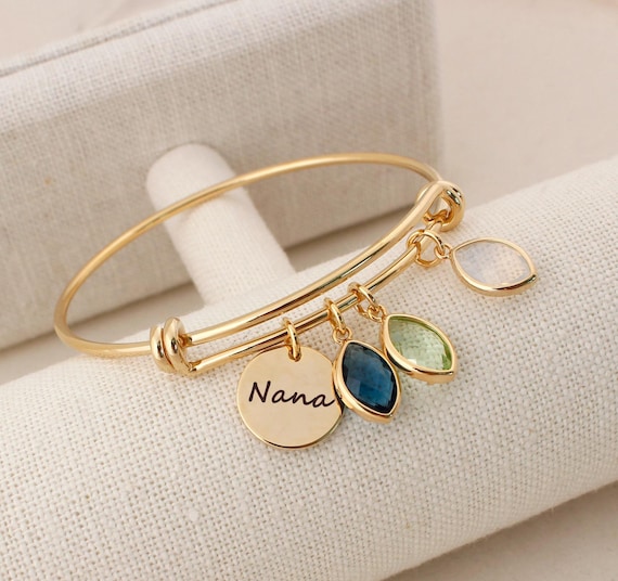 Nana Bracelet With Birthstones Mothers 