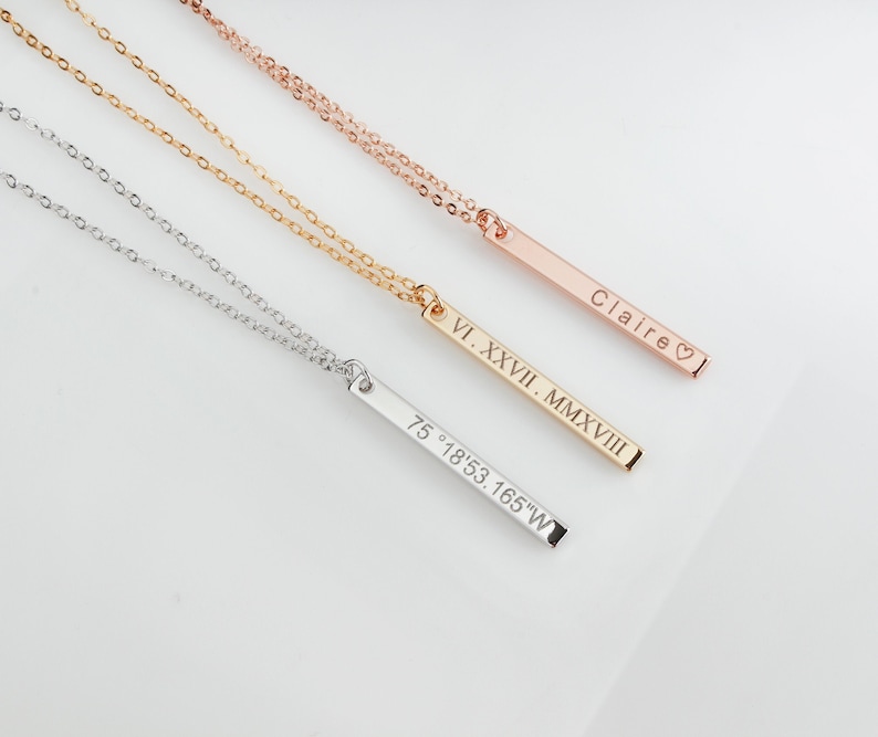 etsy baby name necklace