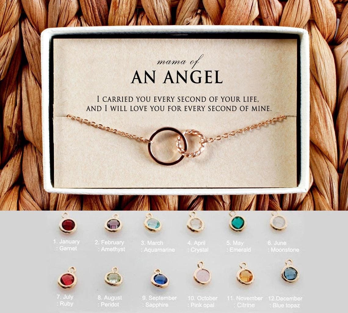 Miscarriage Gift Bracelet, Mama of an angel Bracelet, stillborn Bracelet, Pregnancy Loss, Bereavement Gift, 04-Br