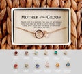 Mother of the Groom gift from Bride, Mother of the Groom bracelet, Mother in Law wedding gift, Thank you for raising the man of my dreams product logo