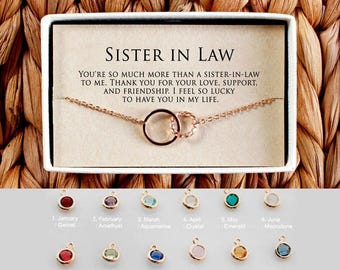 Sister in law bracelet, Sister in law Gift, Gift for Sister in Law, Sister in law Birthday gift
