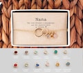 Nana Birthstone Bracelet • Granny Gift • Gift For Grandma from grandchildren • Mother's Day Gift • 04-Br-Nana product logo