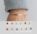 Personalized Gift for Her Personalized Birthstone Bracelet For Women Name Bracelet Friendship Bracelet Best Friend Gift Engraved Bracelet product logo