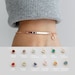 Personalized Birthstone Bracelet For Women • Name Bracelet • Friendship Bracelet • Best Friend Gift • Sister Gifts • SBC-A