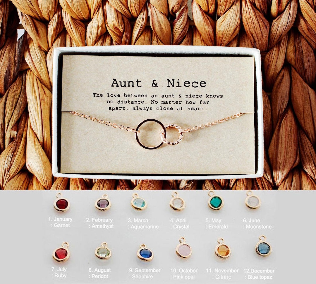 Aunt Niece Bracelet Aunt Niece Gift Aunt Niece Jewelry - Etsy