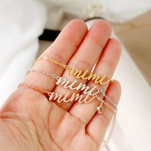 mimi bracelet, mimi gift, Birthstone bracelet for grandma, Mother's Day Gift for grandma, grandma gift image 6