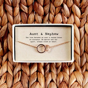 Aunt and Nephew Bracelet, Aunt Nephew Gift, Aunt Nephew Jewelry, Birthstone Bracelet for Aunt, Tia Bracelet• 04-Br-Aunt & Nephew image 5