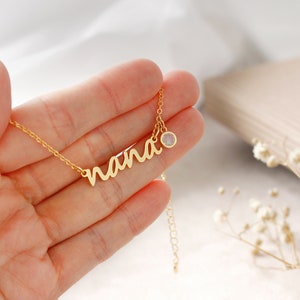 Nana bracelet Birthstone bracelet for Nana Mother's Day Gift for grandma grandma bracelet Nana gift grandma jewelry image 2
