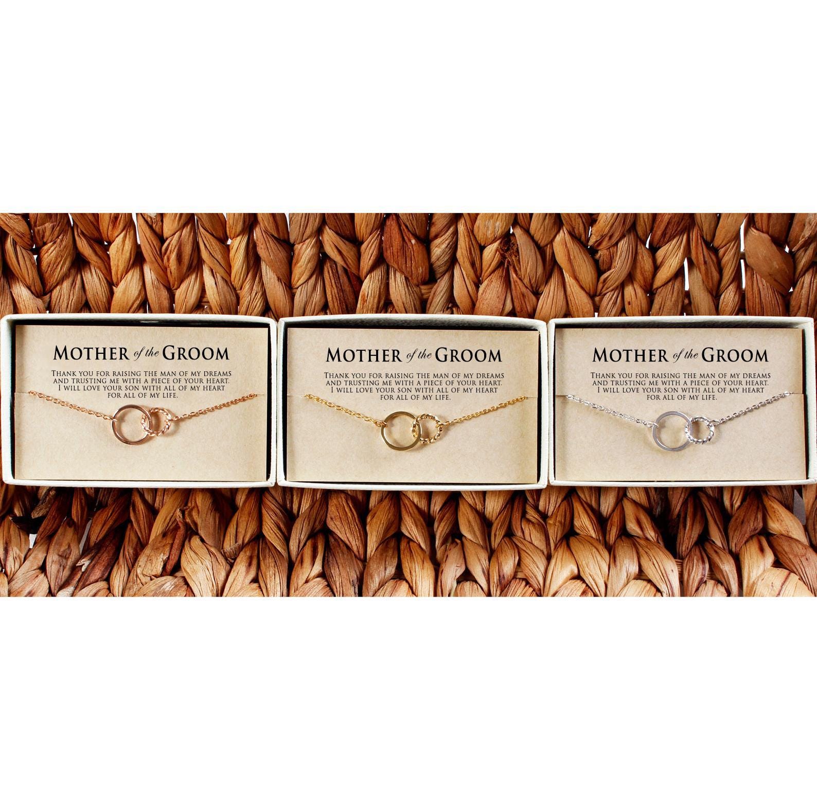 Mother of the Groom gift from Bride, Mother of the Groom bracelet, Mother in Law wedding gift, Thank you for raising the man of my dreams
