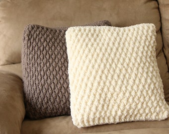 crochet pillow cover etsy