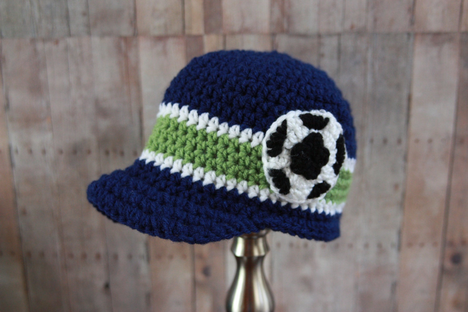 Soccer Ball Hat Crochet Soccer Ball Hat Etsy