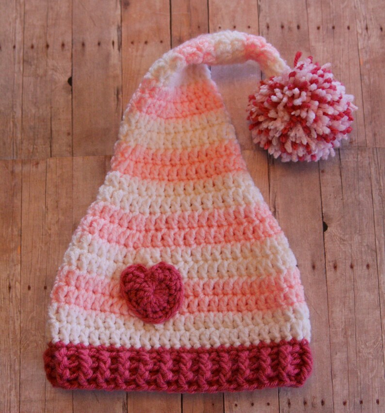 Valentine's Day Hat Crochet Valentines Day Baby Hat Etsy