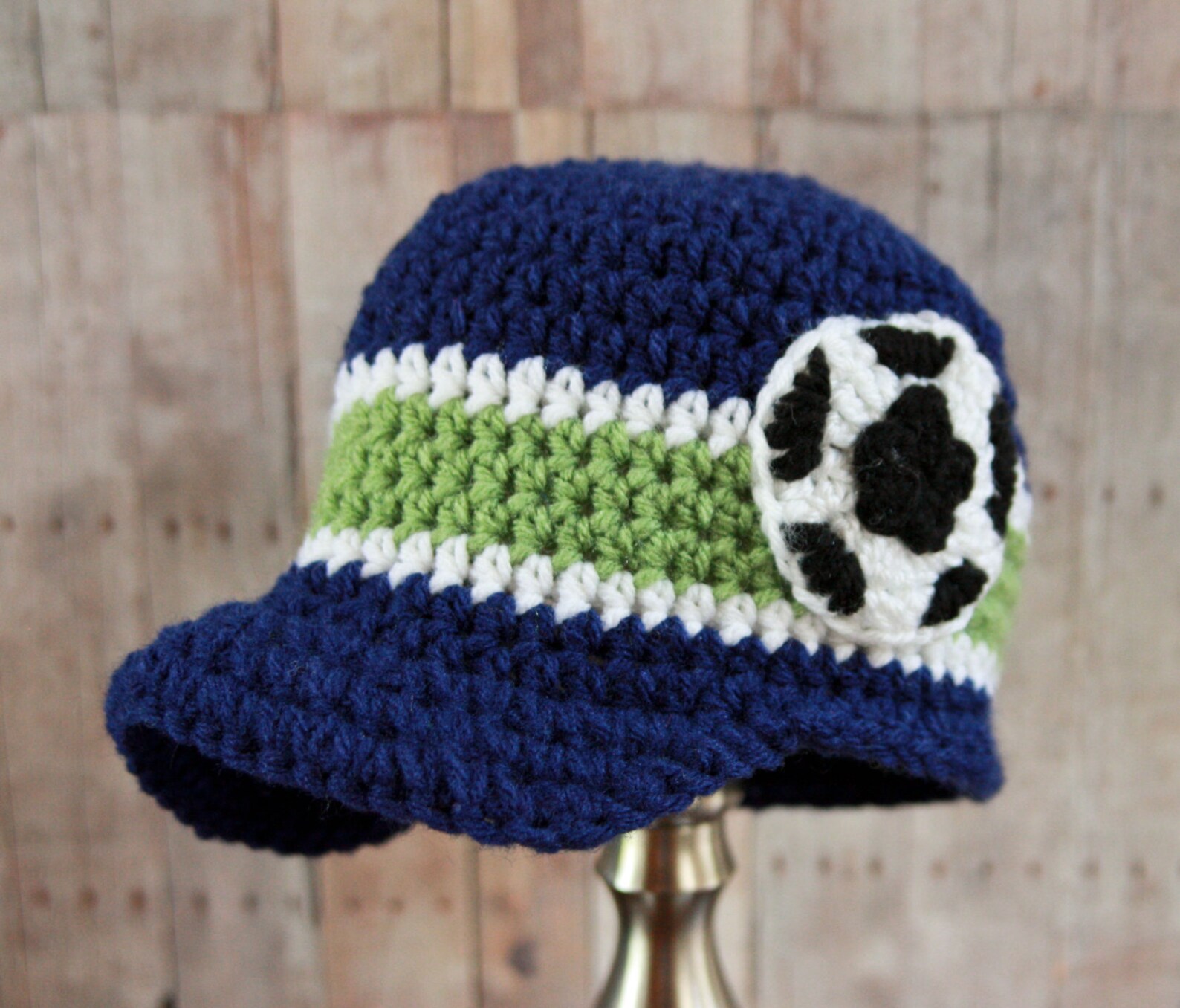 Soccer Ball Hat Crochet Soccer Ball Hat Etsy