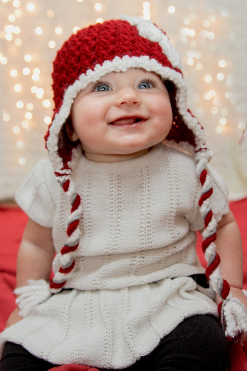 Girls Christmas Hat Baby Girl Christmas Hat Newborn Girl | Etsy