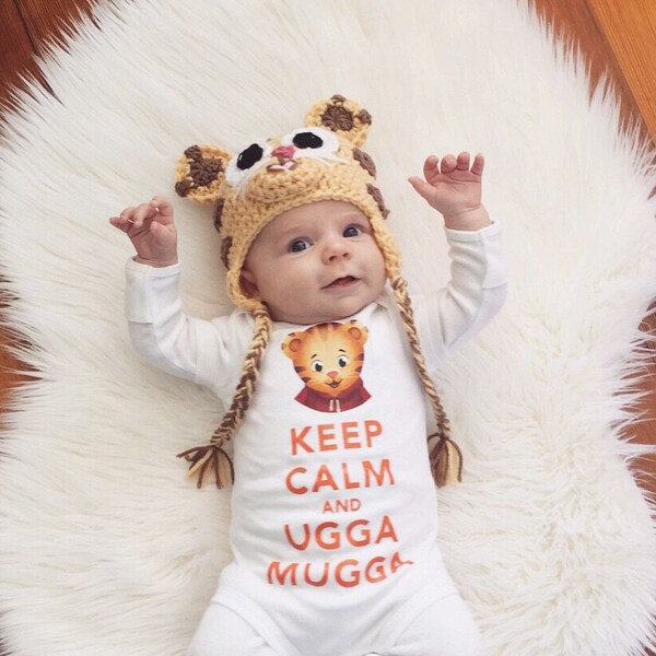 Daniel Tiger inspired Hat - Daniel Tiger