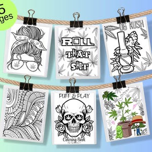 Marijuana Coloring Pages, Adult Coloring Pages, Printable Coloring ...