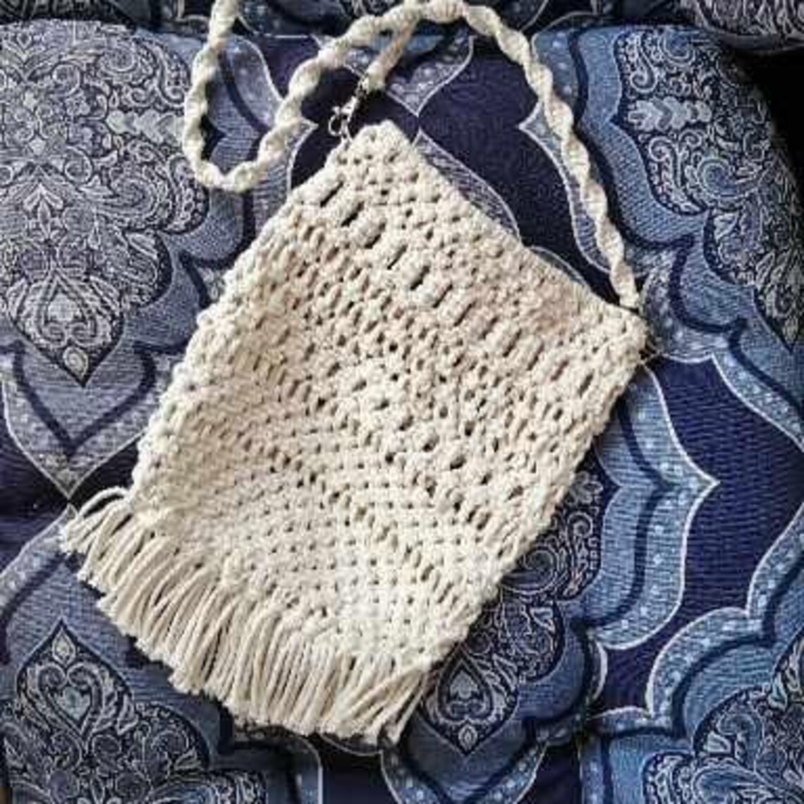 crochet heart coin purse