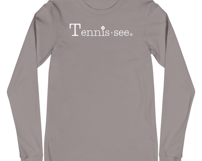 Featured listing image: TENNISsee Original Tennis Tennessee Unisex Long Sleeve Tee - Luna B. Tee