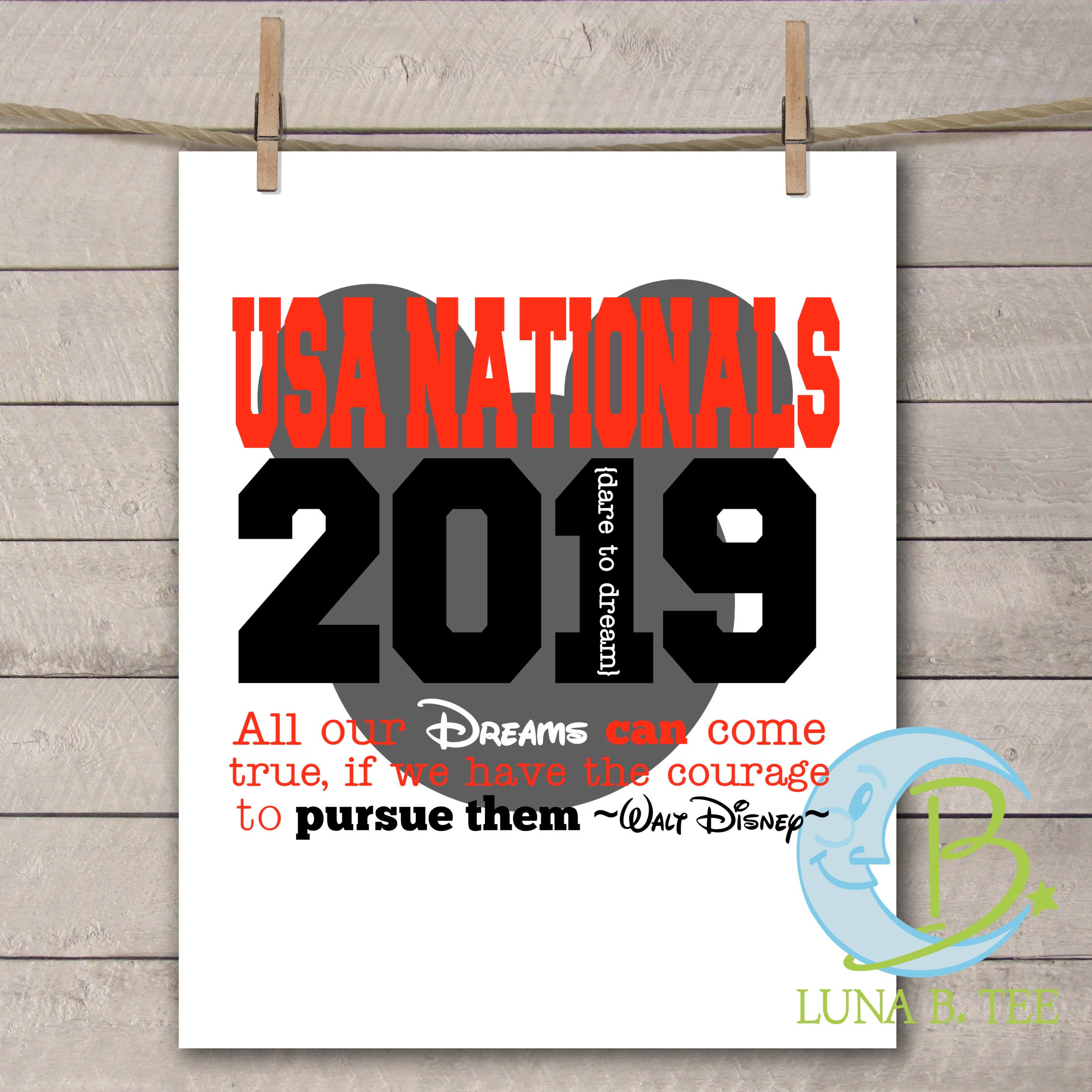 disney cheer nationals shirts